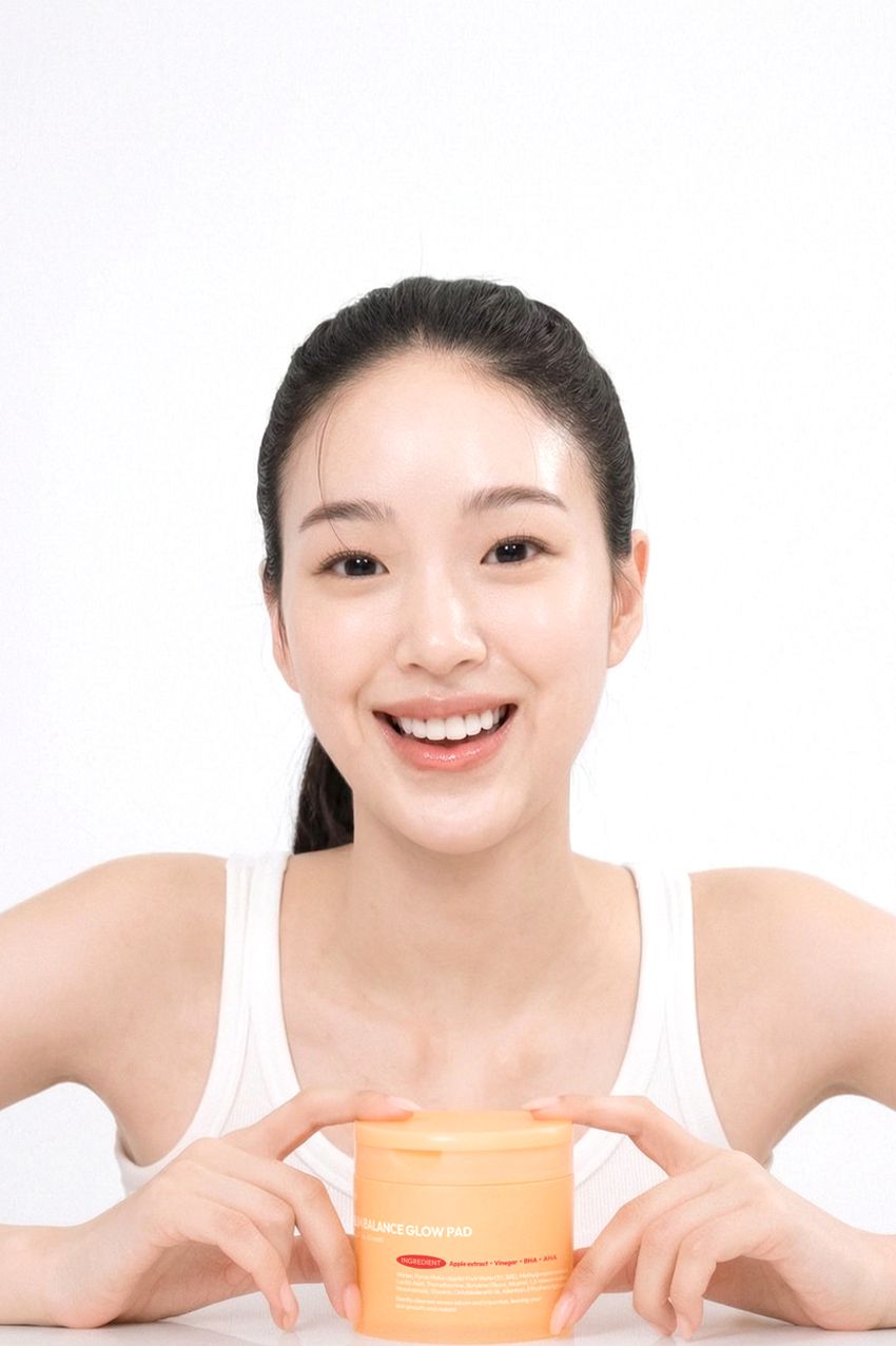 [요철제로 필링패드] 글로우 토너 패드 지우개 좁쌀 피지 모공 각질 아하 바하