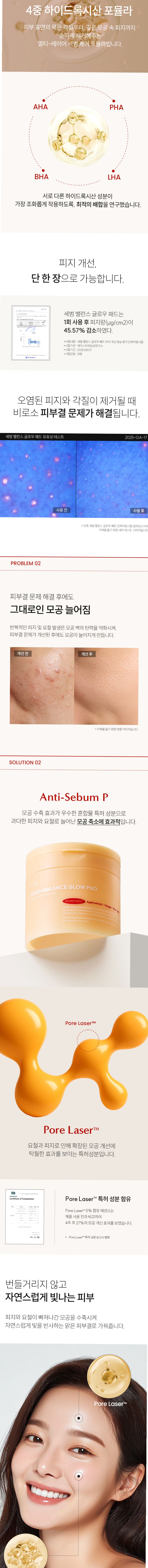 [요철제로 필링패드] 글로우 토너 패드 지우개 좁쌀 피지 모공 각질 아하 바하 60매, 2개